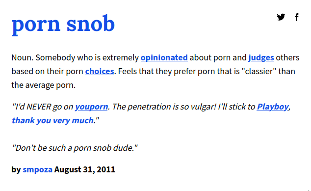 Pornsnub Meaning